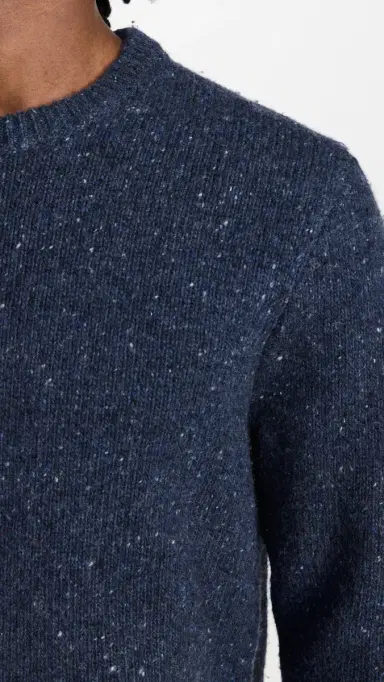 Alex Mill Donegal Crew Neck Sweater Navy | Thumbnail 6 Alex Mill Donegal Crew Neck Sweater Navy | Thumbnail 6