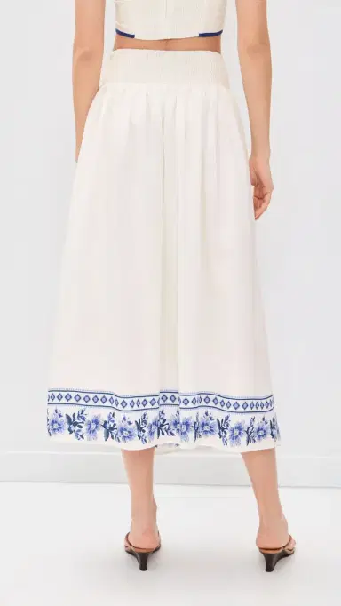 Moon River Floral Midi kirt Off White Multi | Thumbnail 3 Moon River Floral Midi kirt Off White Multi | Thumbnail 3