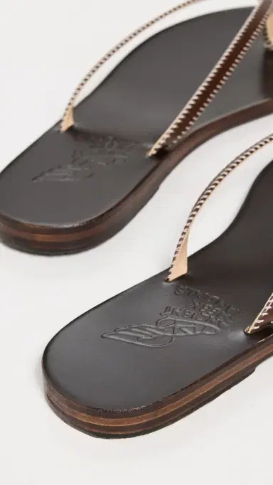 Ancient Greek Sandals Saionara Stitch Sandals Brown | Thumbnail 4 Ancient Greek Sandals Saionara Stitch Sandals Brown | Thumbnail 4