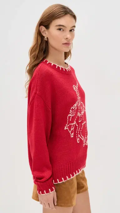 Bailey Rose Sweater Cherry | Thumbnail 4 Bailey Rose Sweater Cherry | Thumbnail 4