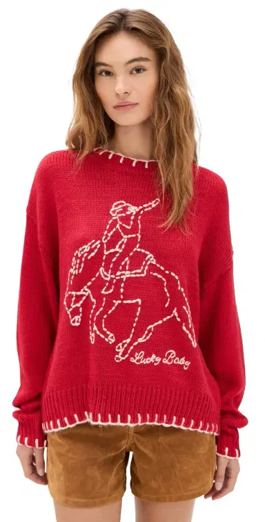 Bailey Rose Sweater Cherry | Thumbnail 1 Bailey Rose Sweater Cherry | Thumbnail 1