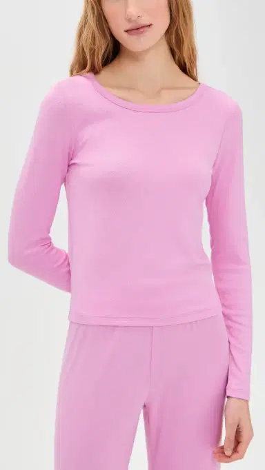 Z Supply Maison Pointelle Top Pink Crush | Thumbnail 2 Z Supply Maison Pointelle Top Pink Crush | Thumbnail 2