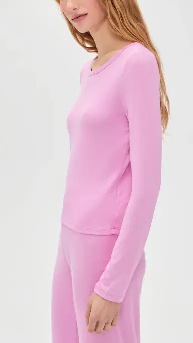 Z Supply Maison Pointelle Top Pink Crush | Thumbnail 4 Z Supply Maison Pointelle Top Pink Crush | Thumbnail 4