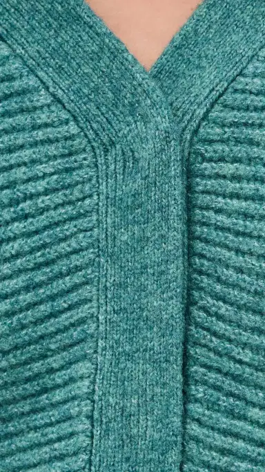 LE BOP ira Stitched Cardigan Teal | Thumbnail 6 LE BOP ira Stitched Cardigan Teal | Thumbnail 6