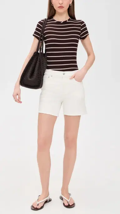 Madewell The Perfect Vintage Shorts Tile White | Thumbnail 5 Madewell The Perfect Vintage Shorts Tile White | Thumbnail 5