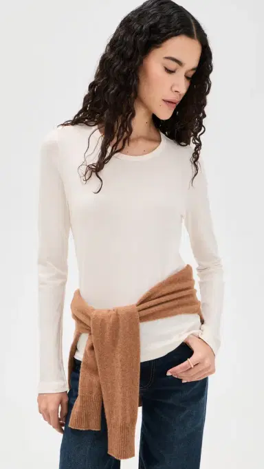 Jenni Kayne Long Sleeve lim Tee Warm | Thumbnail 2 Jenni Kayne Long Sleeve lim Tee Warm | Thumbnail 2