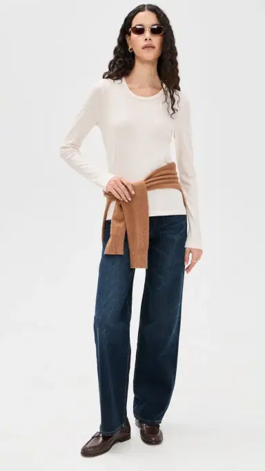 Jenni Kayne Long Sleeve lim Tee Warm | Thumbnail 5 Jenni Kayne Long Sleeve lim Tee Warm | Thumbnail 5