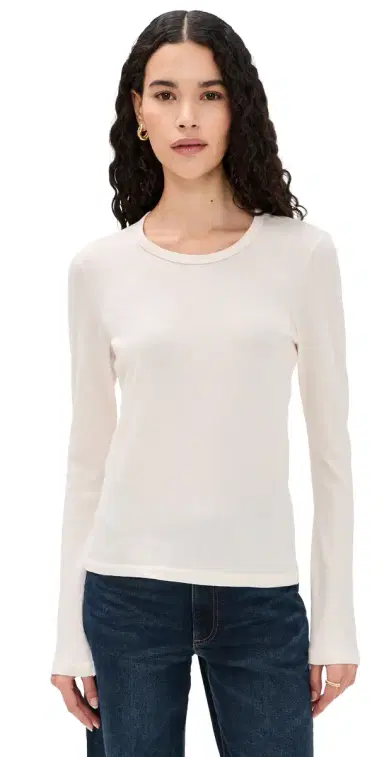 Jenni Kayne Long Sleeve lim Tee Warm | Thumbnail 1 Jenni Kayne Long Sleeve lim Tee Warm | Thumbnail 1