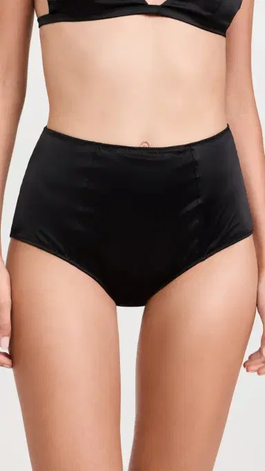 Kiki de Montparnasse Tous Les Jours High Waist Panties Black | Thumbnail 2 Kiki de Montparnasse Tous Les Jours High Waist Panties Black | Thumbnail 2