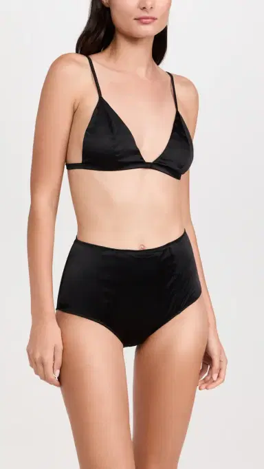 Kiki de Montparnasse Tous Les Jours High Waist Panties Black | Thumbnail 4 Kiki de Montparnasse Tous Les Jours High Waist Panties Black | Thumbnail 4