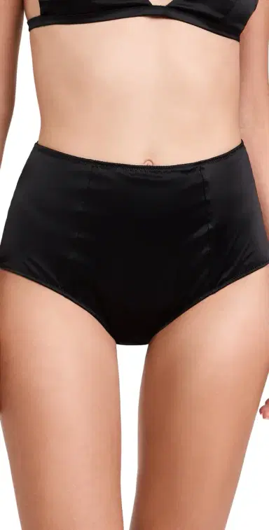 Kiki de Montparnasse Tous Les Jours High Waist Panties Black | Thumbnail 1 Kiki de Montparnasse Tous Les Jours High Waist Panties Black | Thumbnail 1