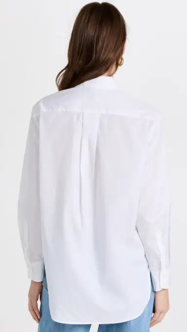 rag & bone ICON Maxine Button Down Shirt White L | Thumbnail 3 rag & bone ICON Maxine Button Down Shirt White L | Thumbnail 3