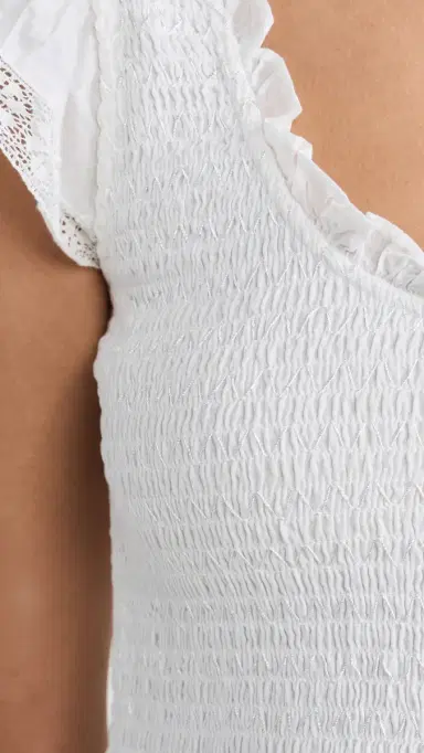LoveShackFancy Chessie Dress True White S | Thumbnail 6 LoveShackFancy Chessie Dress True White S | Thumbnail 6