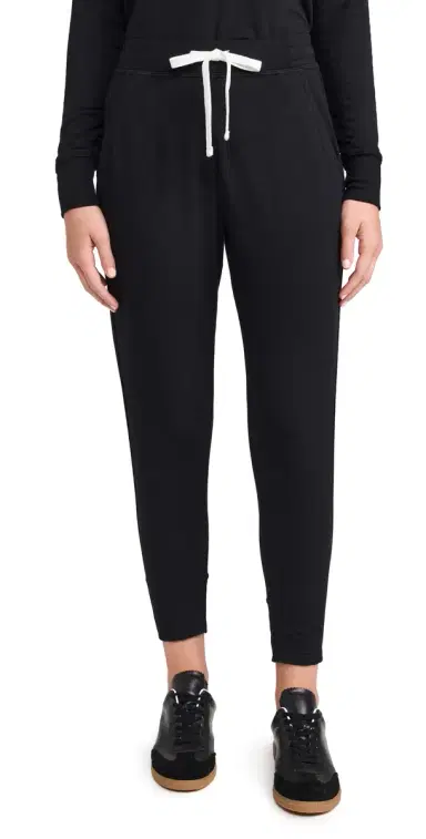 Splits59 Reena Sweatpants Black/Off White | Thumbnail 1 Splits59 Reena Sweatpants Black/Off White | Thumbnail 1