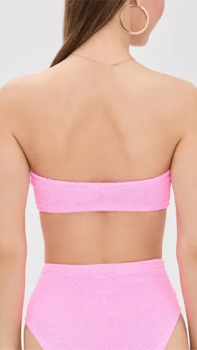 Hunza G Jean Bikini Top Bubblegum One Size | Thumbnail 3 Hunza G Jean Bikini Top Bubblegum One Size | Thumbnail 3