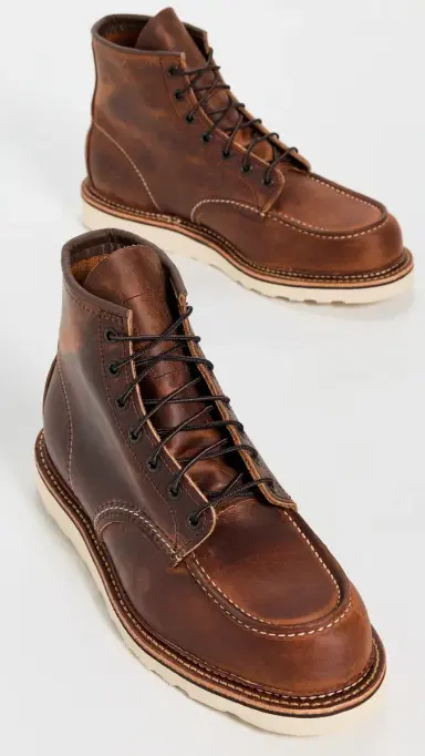 Red Wing Classic Moc Rough and Tough Leather Boots | Thumbnail 4 Red Wing Classic Moc Rough and Tough Leather Boots | Thumbnail 4