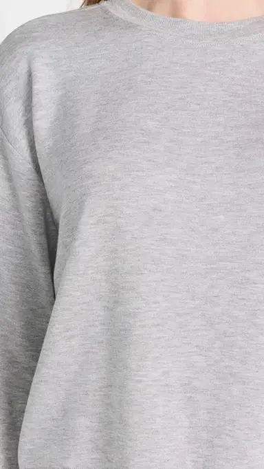 Splits59 Sonja Fleece Sweatshirt Heather Grey | Thumbnail 6 Splits59 Sonja Fleece Sweatshirt Heather Grey | Thumbnail 6