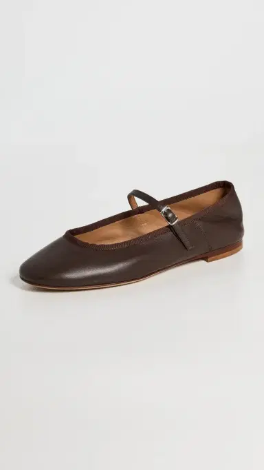 Mansur Gavriel Dance Mary Janes Chocolate | Thumbnail 5 Mansur Gavriel Dance Mary Janes Chocolate | Thumbnail 5