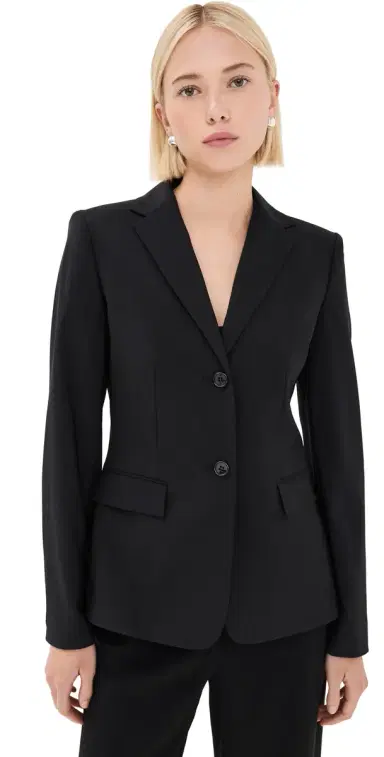 Theory Single Breasted Slim Blazer Black | Thumbnail 1 Theory Single Breasted Slim Blazer Black | Thumbnail 1