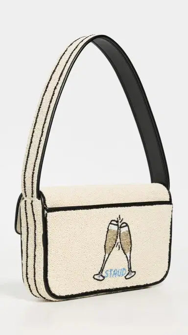 Staud Tommy Beaded Bag Caviar Dreams | Thumbnail 4 Staud Tommy Beaded Bag Caviar Dreams | Thumbnail 4