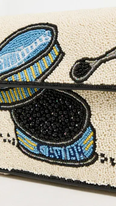 Staud Tommy Beaded Bag Caviar Dreams | Thumbnail 5 Staud Tommy Beaded Bag Caviar Dreams | Thumbnail 5