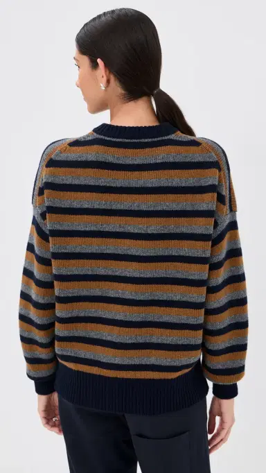 Daughter & Balla Slouch Crewneck Sweater Navy/Vicuna/Derby Grey | Thumbnail 3 Daughter & Balla Slouch Crewneck Sweater Navy/Vicuna/Derby Grey | Thumbnail 3