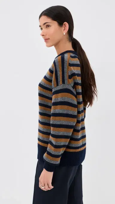 Daughter & Balla Slouch Crewneck Sweater Navy/Vicuna/Derby Grey | Thumbnail 4 Daughter & Balla Slouch Crewneck Sweater Navy/Vicuna/Derby Grey | Thumbnail 4