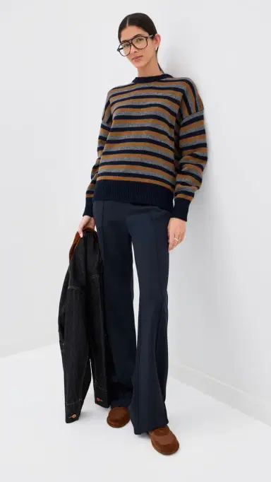 Daughter & Balla Slouch Crewneck Sweater Navy/Vicuna/Derby Grey | Thumbnail 5 Daughter & Balla Slouch Crewneck Sweater Navy/Vicuna/Derby Grey | Thumbnail 5