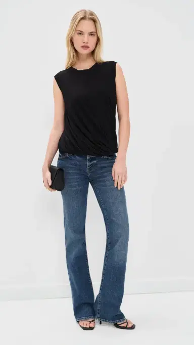 Norma Kamali leeveless Twist Top Black | Thumbnail 5 Norma Kamali leeveless Twist Top Black | Thumbnail 5
