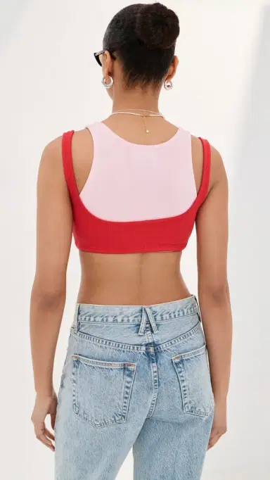 State & Lake Jane Bralette Pink/Red | Thumbnail 3 State & Lake Jane Bralette Pink/Red | Thumbnail 3