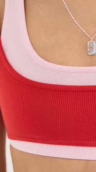 State & Lake Jane Bralette Pink/Red | Thumbnail 6 State & Lake Jane Bralette Pink/Red | Thumbnail 6
