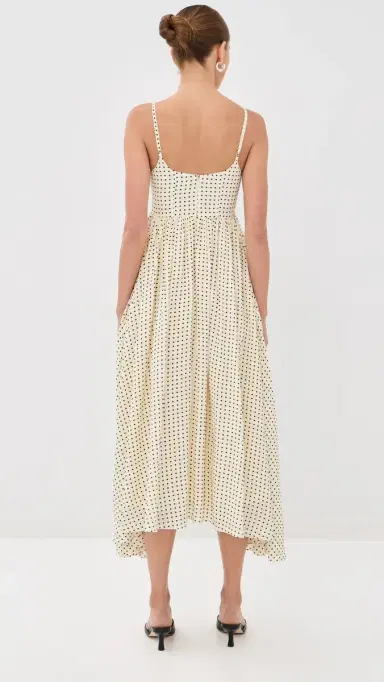AZEEZA Rachel Polka Dot Midi Dress Polka Dot | Thumbnail 3 AZEEZA Rachel Polka Dot Midi Dress Polka Dot | Thumbnail 3