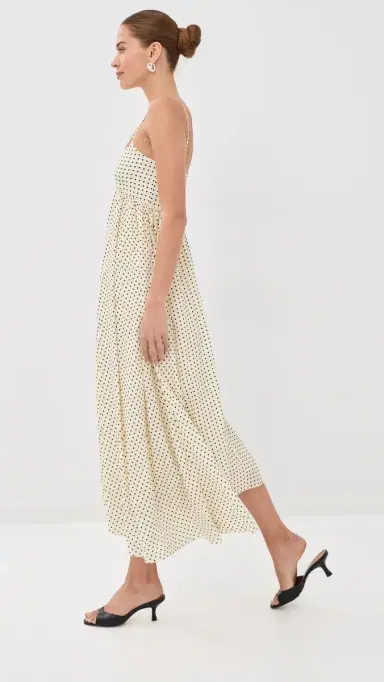 AZEEZA Rachel Polka Dot Midi Dress Polka Dot | Thumbnail 4 AZEEZA Rachel Polka Dot Midi Dress Polka Dot | Thumbnail 4