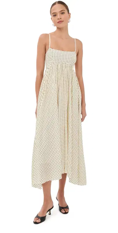 AZEEZA Rachel Polka Dot Midi Dress Polka Dot | Thumbnail 1 AZEEZA Rachel Polka Dot Midi Dress Polka Dot | Thumbnail 1