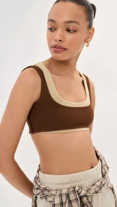 State & Lake Jane Bralette Tan/Brown | Thumbnail 2 State & Lake Jane Bralette Tan/Brown | Thumbnail 2