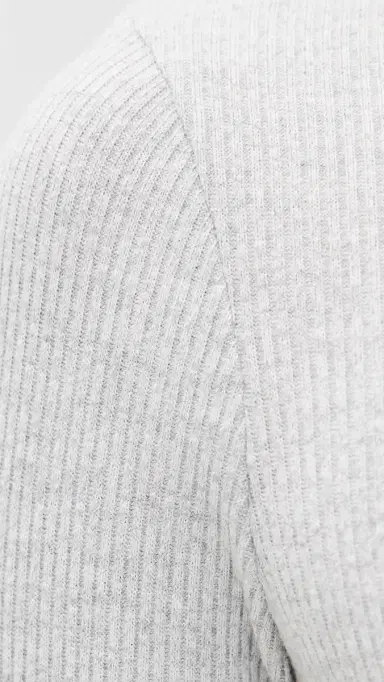 AGOLDE Delphi Slim Tee Brushed Heather Grey | Thumbnail 6 AGOLDE Delphi Slim Tee Brushed Heather Grey | Thumbnail 6