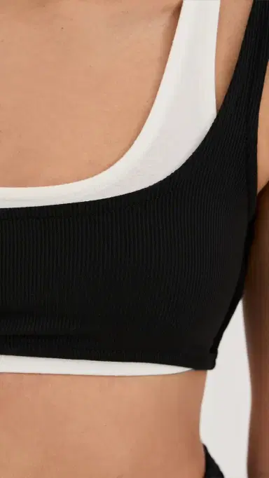 State & Lake Jane Bralette White/Black | Thumbnail 6 State & Lake Jane Bralette White/Black | Thumbnail 6