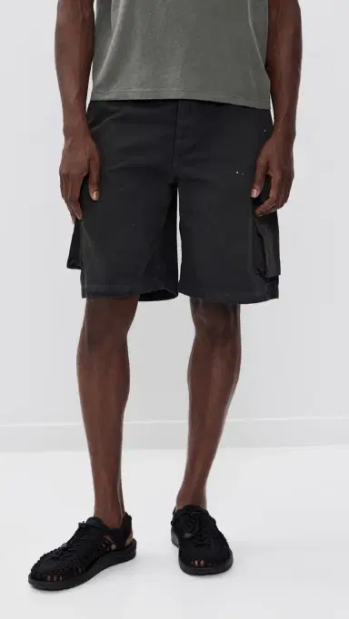 Our Legacy Mount Utility Shorts Nebula Wash Jungle Herringbone | Thumbnail 2 Our Legacy Mount Utility Shorts Nebula Wash Jungle Herringbone | Thumbnail 2