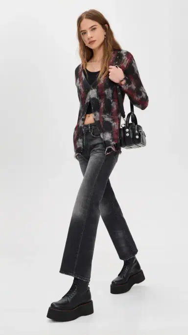 R13 Joan Cropped Flare Jeans | Thumbnail 5 R13 Joan Cropped Flare Jeans | Thumbnail 5