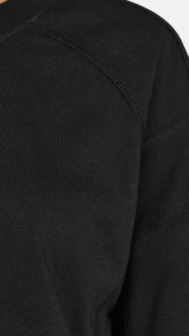 Sweaty Betty After Class Crop Sweatshirt Black | Thumbnail 6 Sweaty Betty After Class Crop Sweatshirt Black | Thumbnail 6