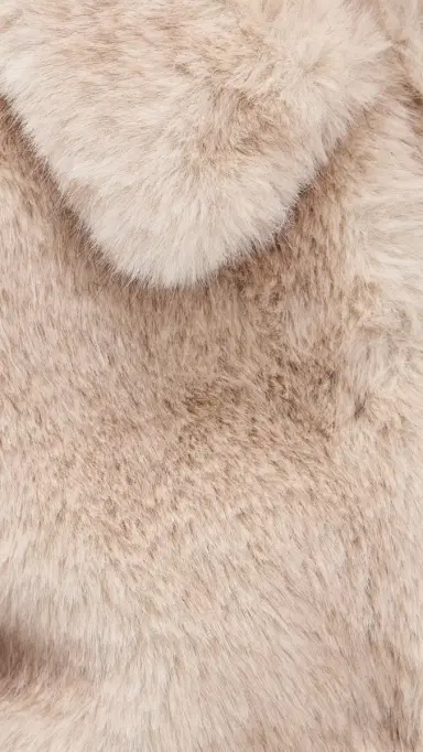 DUNST Faux Fur Cropped Jacket Greyish Beige | Thumbnail 6 DUNST Faux Fur Cropped Jacket Greyish Beige | Thumbnail 6