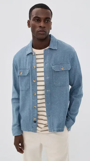 RAILS Hayes Shirt Medium Wash Indigo | Thumbnail 2 RAILS Hayes Shirt Medium Wash Indigo | Thumbnail 2