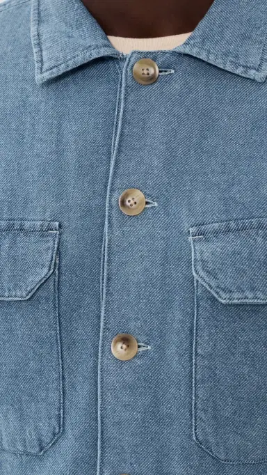RAILS Hayes Shirt Medium Wash Indigo | Thumbnail 6 RAILS Hayes Shirt Medium Wash Indigo | Thumbnail 6