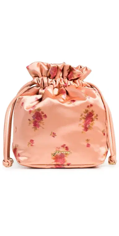 GANNI Pouch Printed Nylon Bag Shrimp One Size | Thumbnail 1 GANNI Pouch Printed Nylon Bag Shrimp One Size | Thumbnail 1