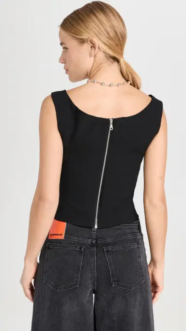 MIAOU Imogene Corset Blouse Black M | Thumbnail 3 MIAOU Imogene Corset Blouse Black M | Thumbnail 3