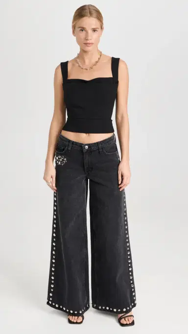 MIAOU Imogene Corset Blouse Black M | Thumbnail 5 MIAOU Imogene Corset Blouse Black M | Thumbnail 5