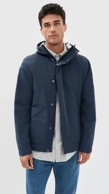 Barbour Baywick Showerproof Jacket Navy | Thumbnail 2 Barbour Baywick Showerproof Jacket Navy | Thumbnail 2