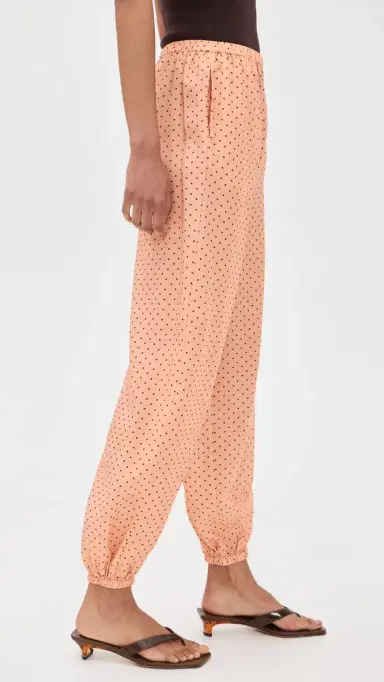 Posse Evie Balloon Pants Tangerine Polka Dot M | Thumbnail 4 Posse Evie Balloon Pants Tangerine Polka Dot M | Thumbnail 4