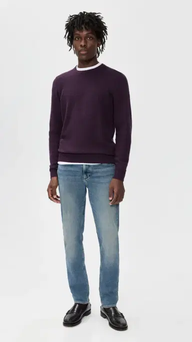Faherty Stretch Terry Indigo 5 Pocket Jeans Indigo Ocean Wash 30X32 | Thumbnail 5 Faherty Stretch Terry Indigo 5 Pocket Jeans Indigo Ocean Wash 30X32 | Thumbnail 5