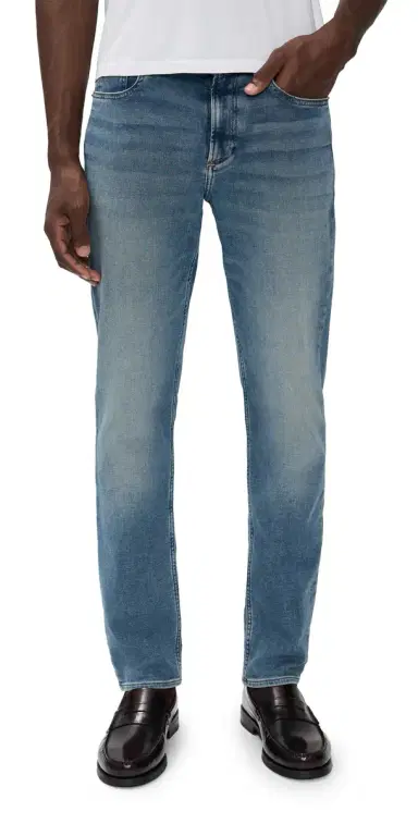 Faherty Stretch Terry Indigo 5 Pocket Jeans Indigo Ocean Wash 30X32 | Thumbnail 1 Faherty Stretch Terry Indigo 5 Pocket Jeans Indigo Ocean Wash 30X32 | Thumbnail 1